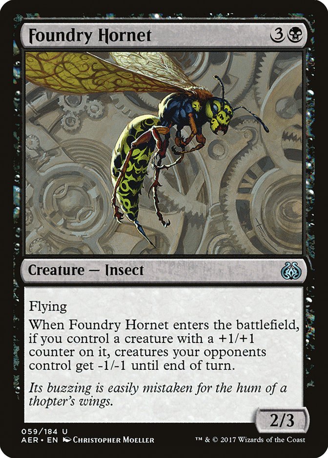 Foundry Hornet [Aether Revolt] | Card Merchant Takapuna