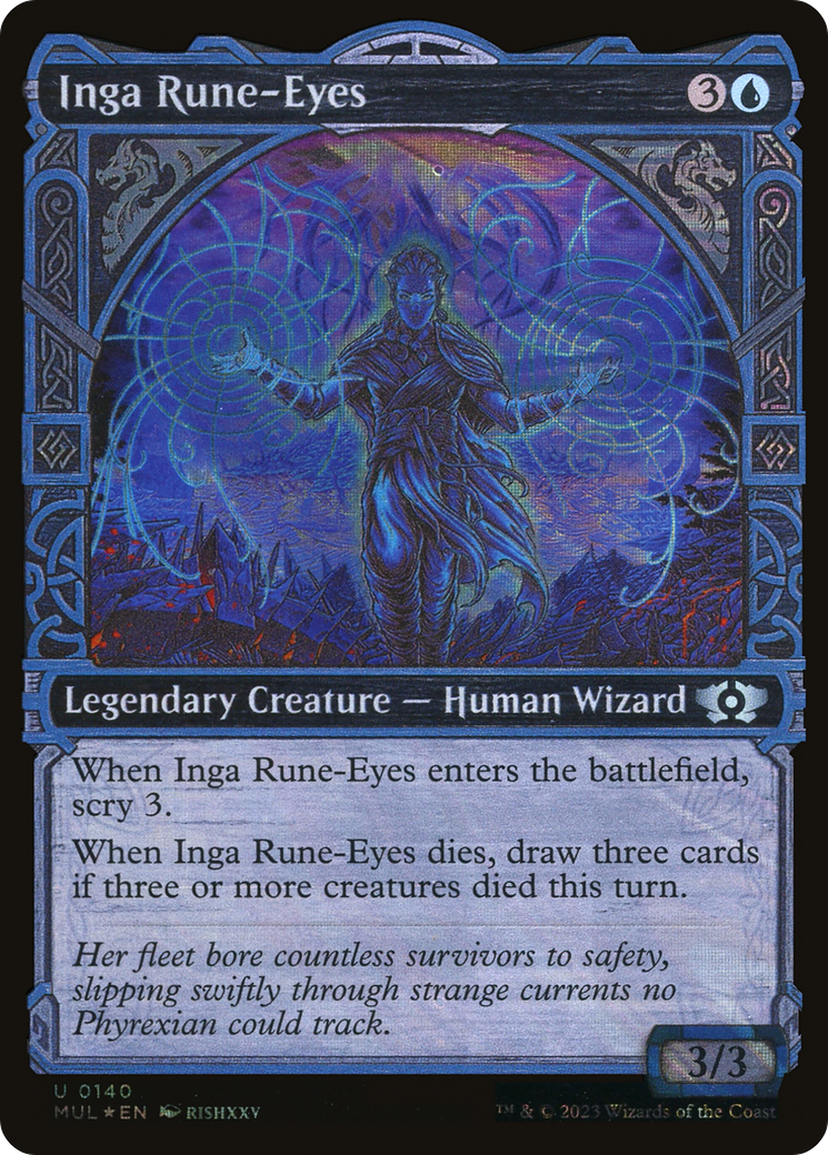 Inga Rune-Eyes (Halo Foil) [Multiverse Legends] | Card Merchant Takapuna