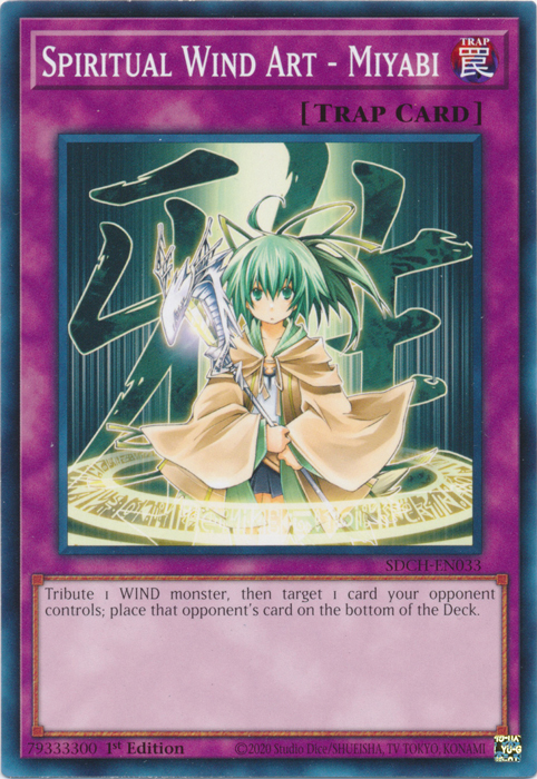 Spiritual Wind Art - Miyabi [SDCH-EN033] Common | Card Merchant Takapuna