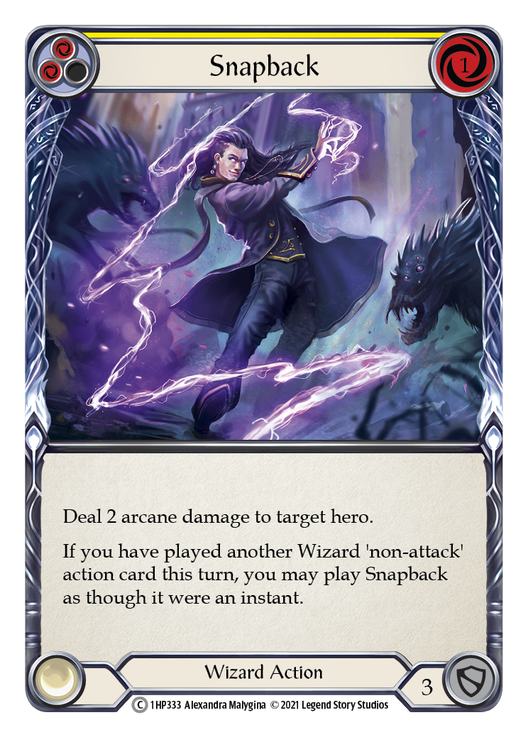 Snapback (Yellow) [1HP333] (History Pack 1) | Card Merchant Takapuna