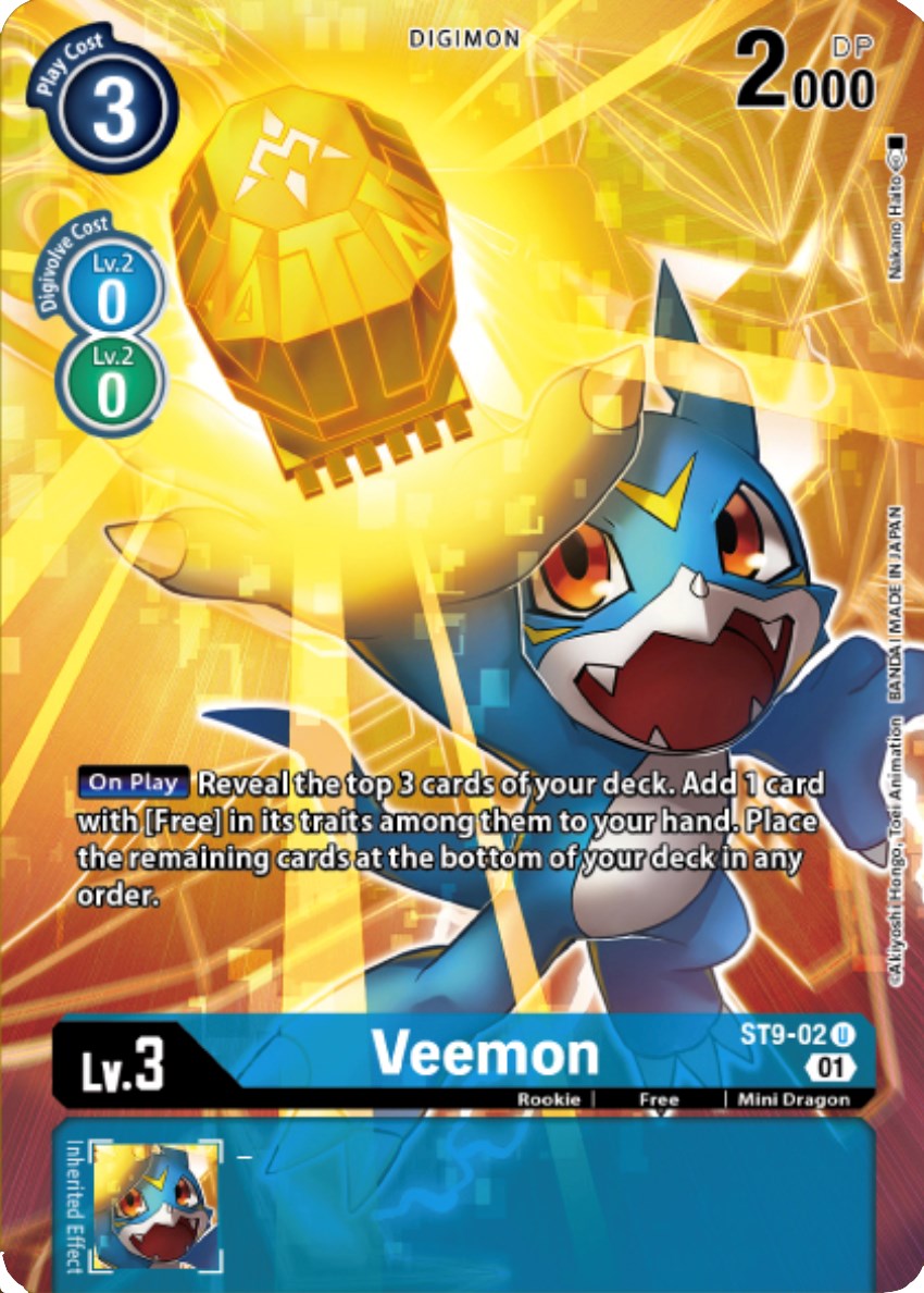 Veemon [ST9-02] (Digimon Royal Knights Card Set) [Starter Deck: Ultimate Ancient Dragon Promos] | Card Merchant Takapuna