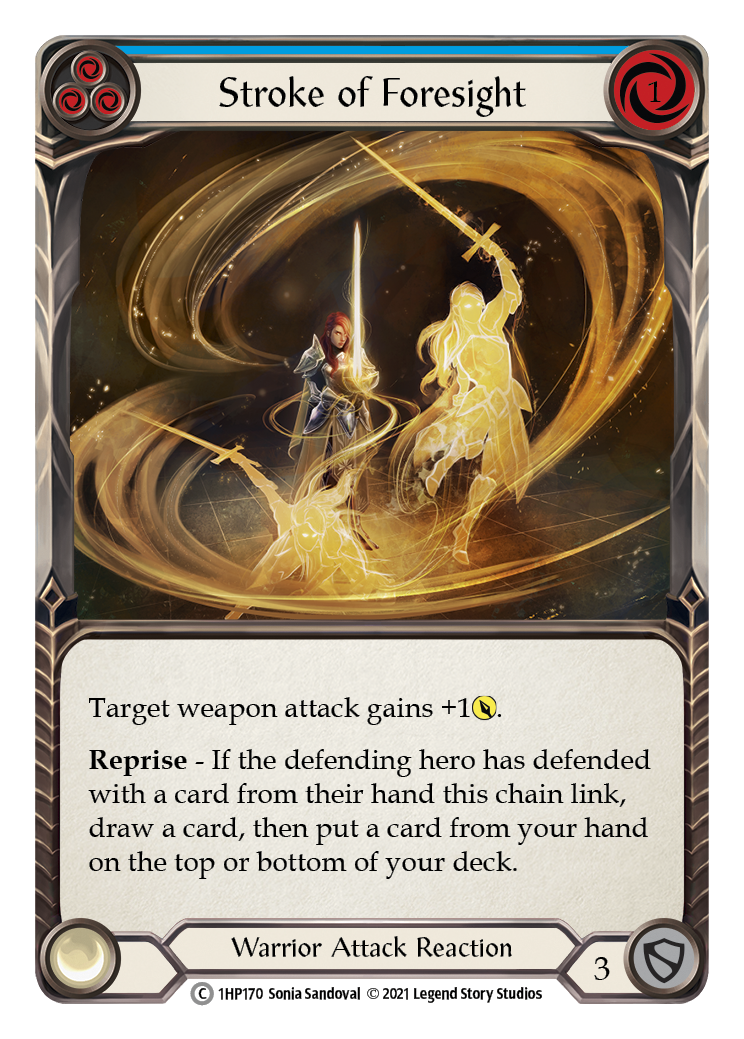 Stroke of Foresight (Blue) [1HP170] (History Pack 1) | Card Merchant Takapuna