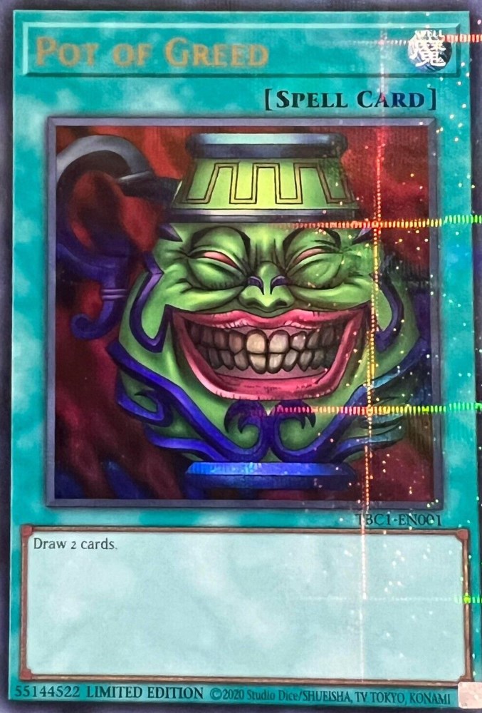 Pot of Greed [TBC1-EN001] Ultra Rare | Card Merchant Takapuna
