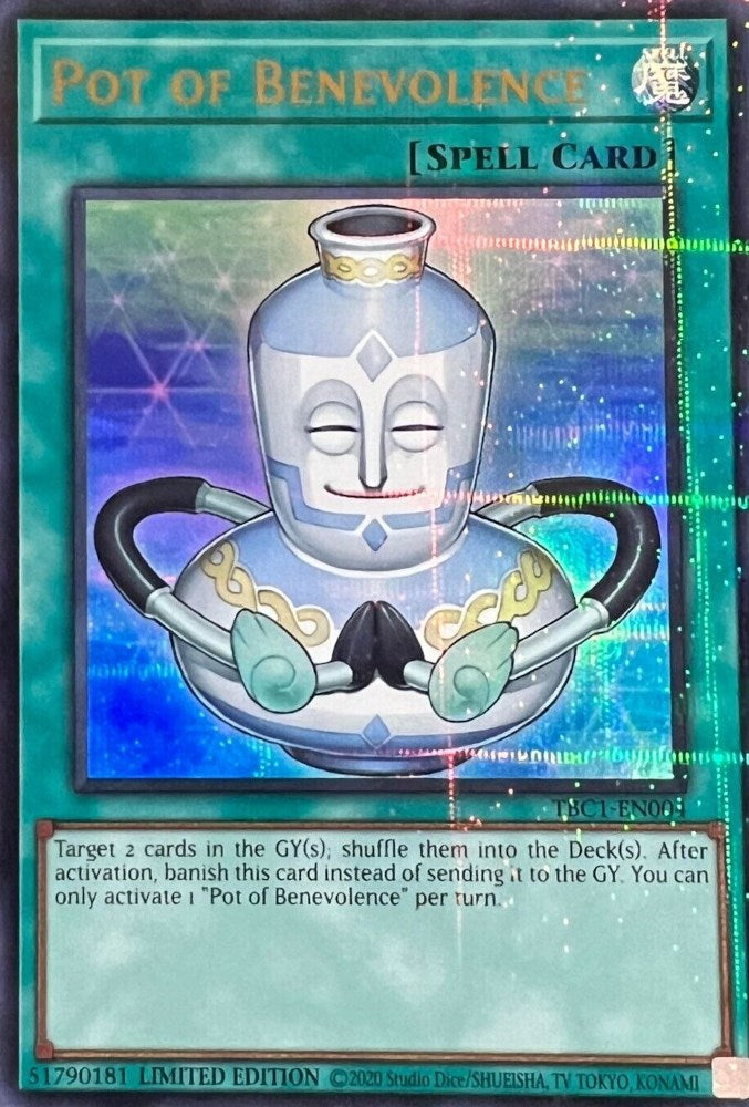 Pot of Benevolence [TBC1-EN004] Ultra Rare | Card Merchant Takapuna