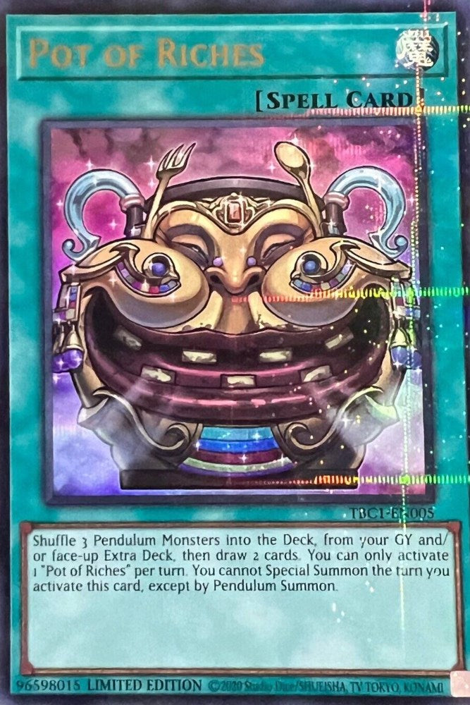 Pot of Riches [TBC1-EN005] Ultra Rare | Card Merchant Takapuna
