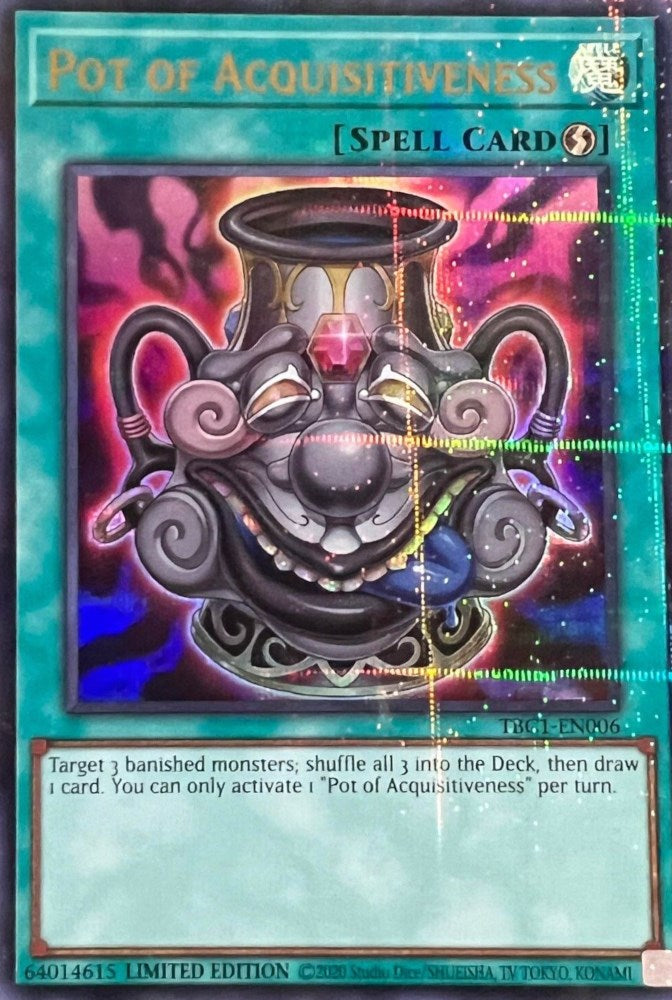 Pot of Acquisitiveness [TBC1-EN006] Ultra Rare | Card Merchant Takapuna