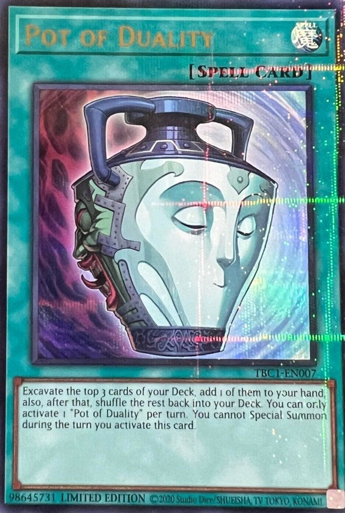 Pot of Duality [TBC1-EN007] Ultra Rare | Card Merchant Takapuna