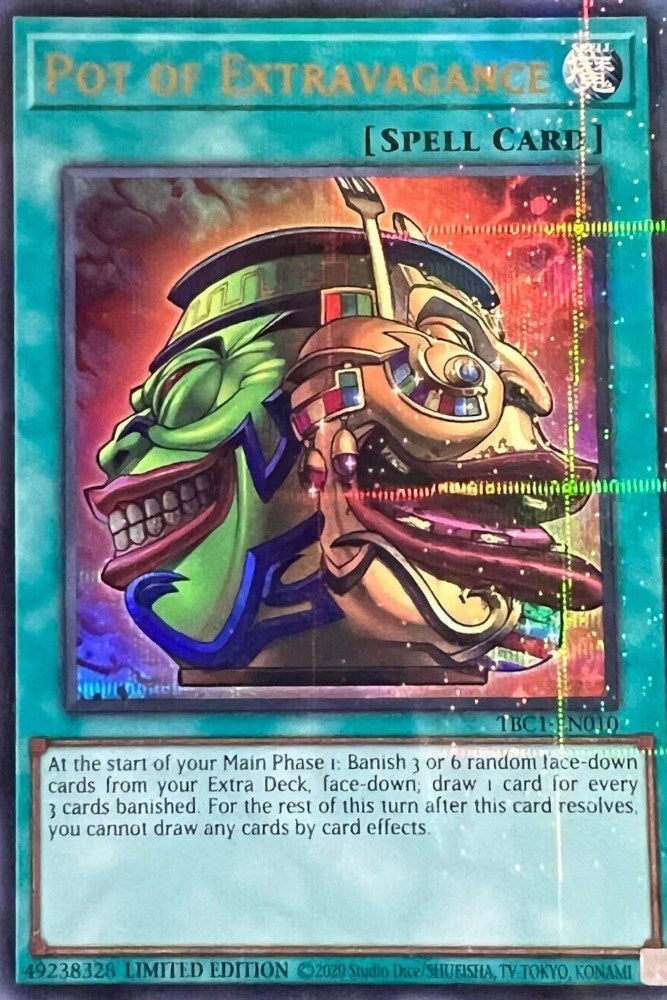 Pot of Extravagance [TBC1-EN010] Ultra Rare | Card Merchant Takapuna