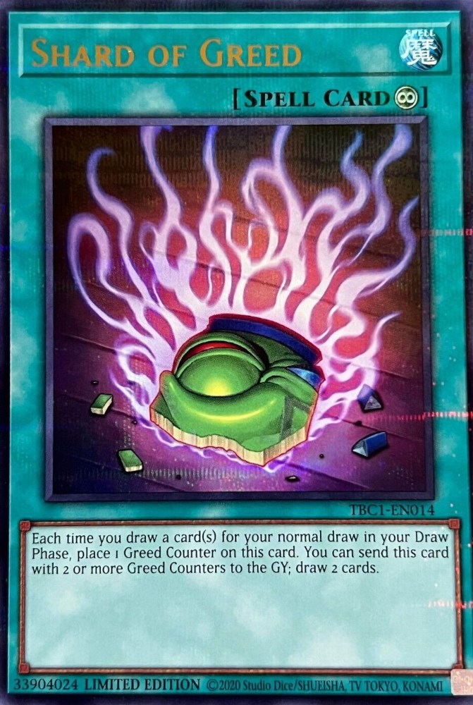 Shard of Greed [TBC1-EN014] Ultra Rare | Card Merchant Takapuna