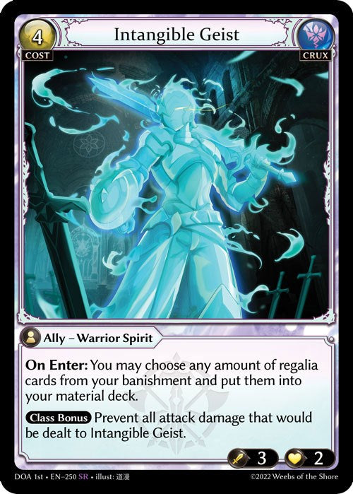 Intangible Geist (250) [Dawn of Ashes: 1st Edition] | Card Merchant Takapuna