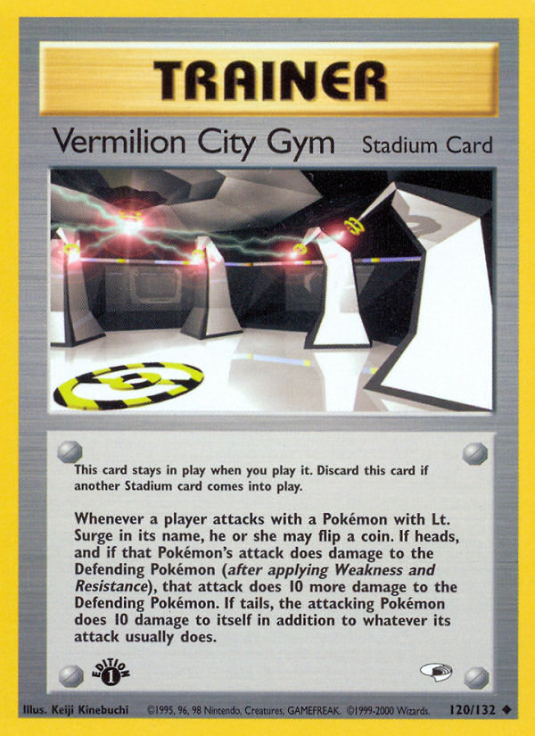 Vermilion City Gym (120/132) [Gym Heroes 1st Edition] | Card Merchant Takapuna