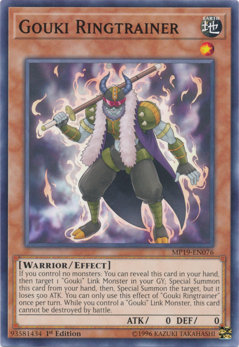 Gouki Ringtrainer [MP19-EN076] Common | Card Merchant Takapuna