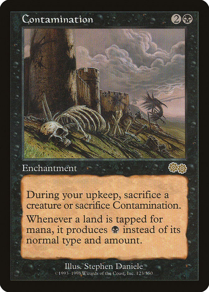 Contamination [Urza's Saga] | Card Merchant Takapuna