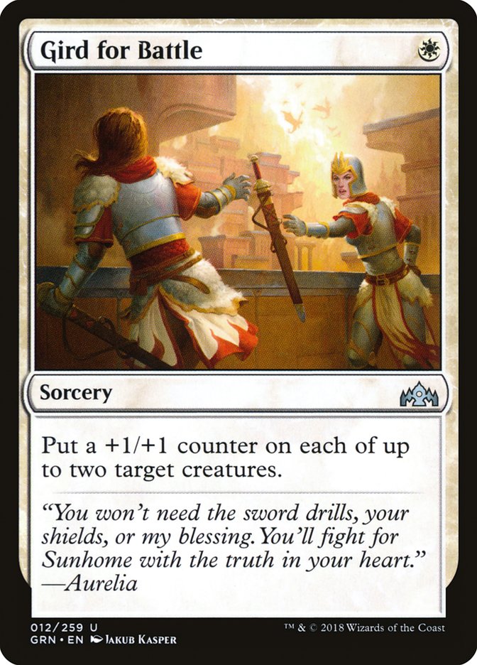 Gird for Battle [Guilds of Ravnica] | Card Merchant Takapuna