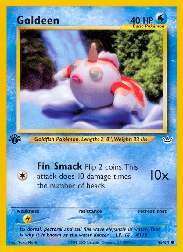 Goldeen (45/64) [Neo Revelation 1st Edition] | Card Merchant Takapuna