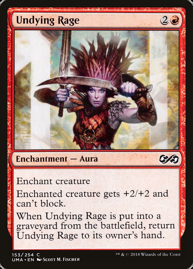 Undying Rage [Ultimate Masters] | Card Merchant Takapuna