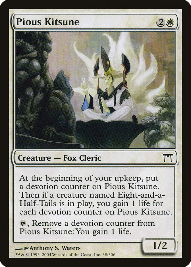 Pious Kitsune [Champions of Kamigawa] | Card Merchant Takapuna