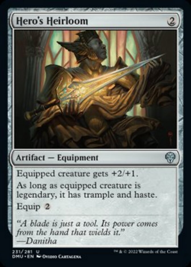 Hero's Heirloom [Dominaria United] | Card Merchant Takapuna