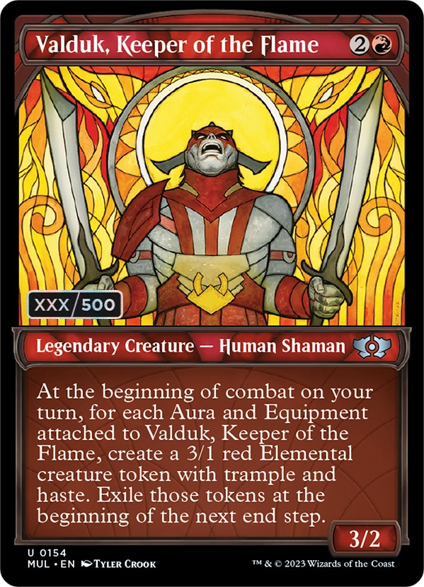 Valduk, Keeper of the Flame (Serialized) [Multiverse Legends] | Card Merchant Takapuna