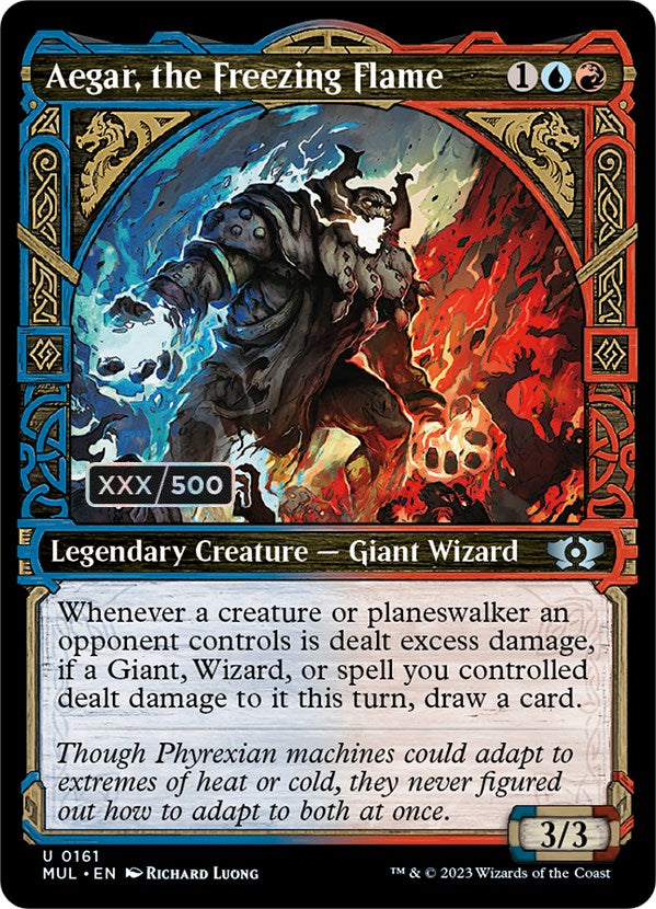 Aegar, the Freezing Flame (Serialized) [Multiverse Legends] | Card Merchant Takapuna