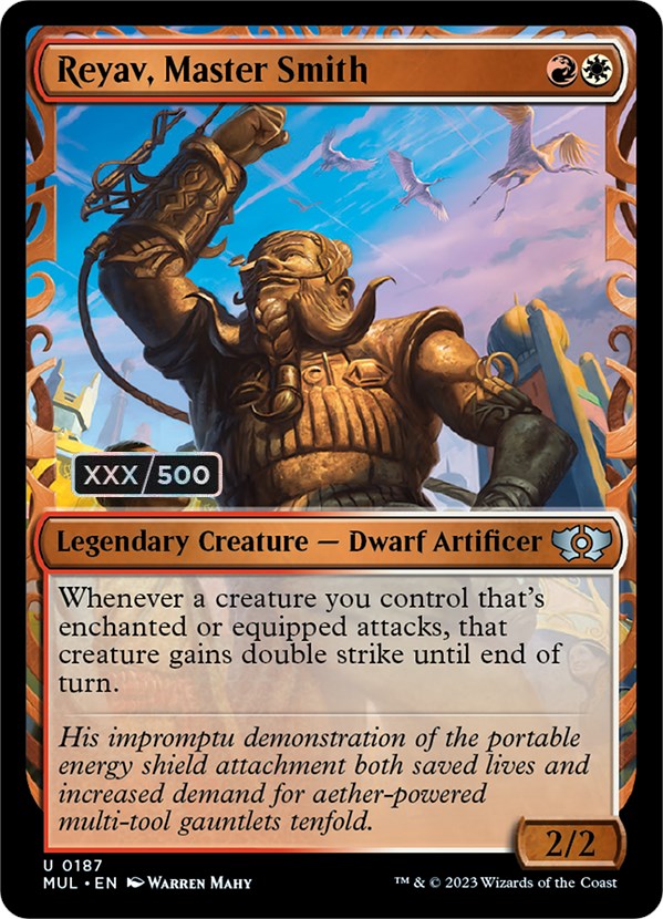 Reyav, Master Smith (Serialized) [Multiverse Legends] | Card Merchant Takapuna