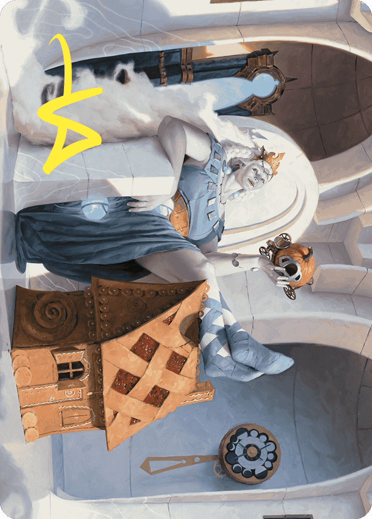 Beluna Grandsquall Art Card (Gold-Stamped Signature) [Wilds of Eldraine Art Series] | Card Merchant Takapuna