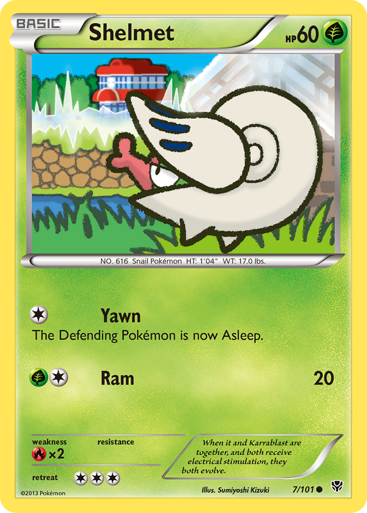 Shelmet (7/101) [Black & White: Plasma Blast] | Card Merchant Takapuna