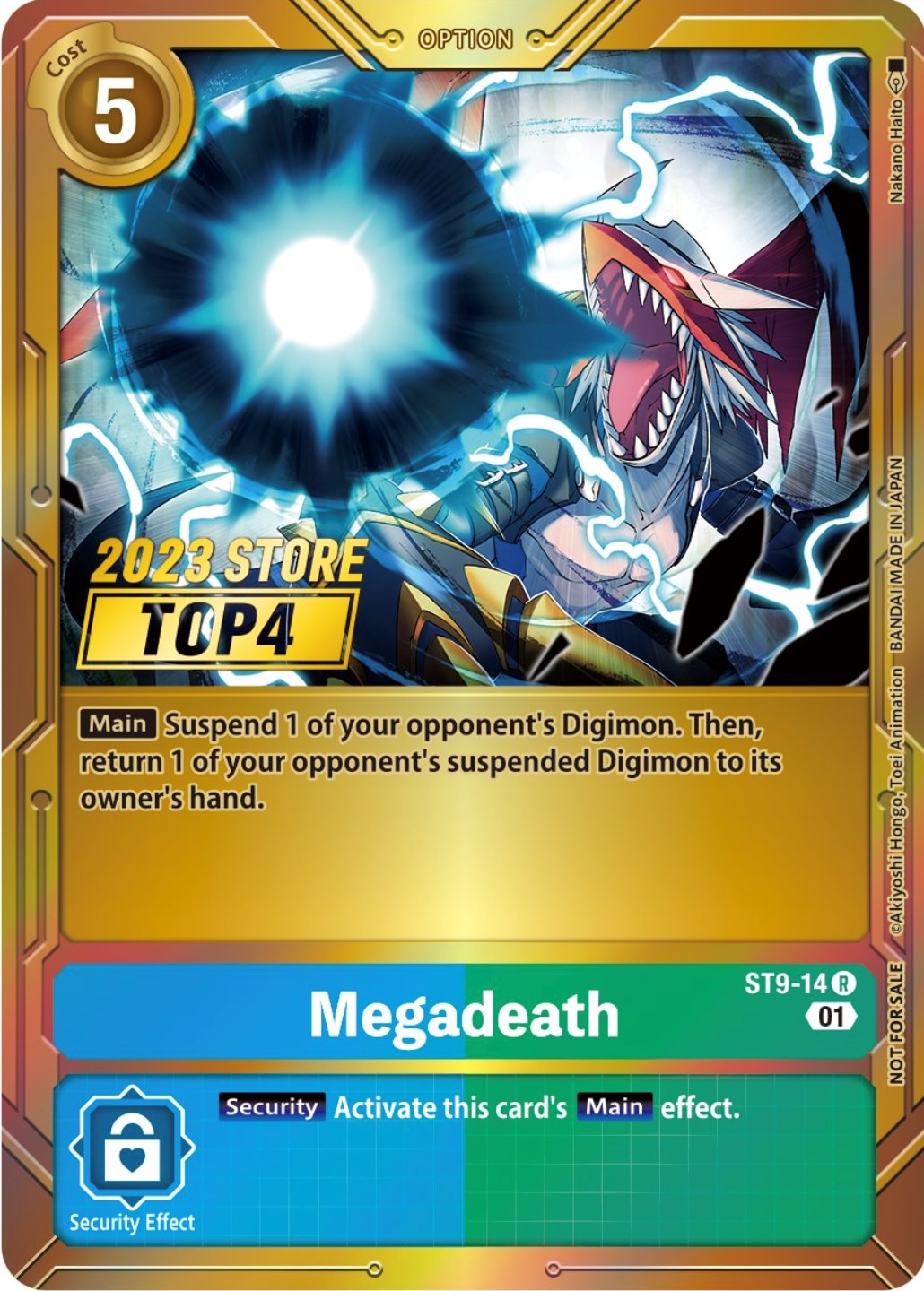 Megadeath [ST9-14] (2023 Store Top 4) [Starter Deck: Ultimate Ancient Dragon Promos] | Card Merchant Takapuna