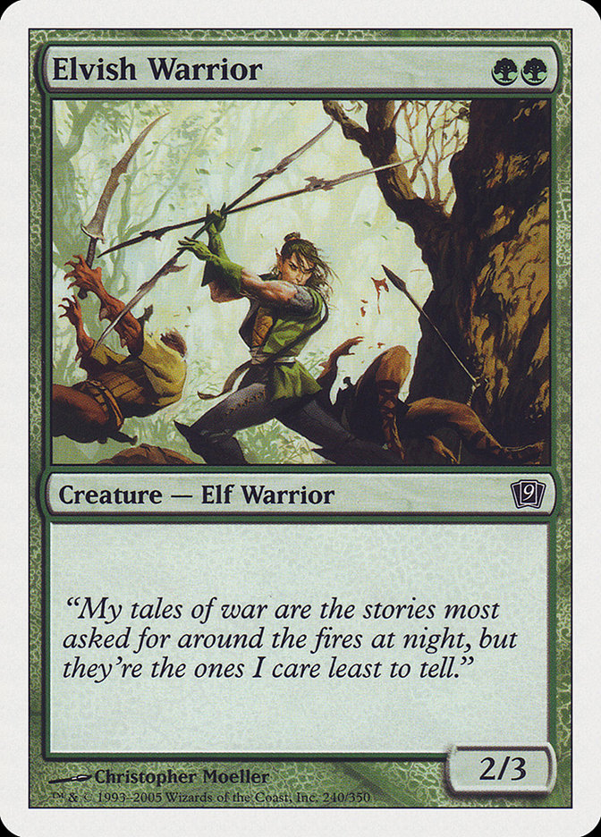 Elvish Warrior [Ninth Edition] | Card Merchant Takapuna