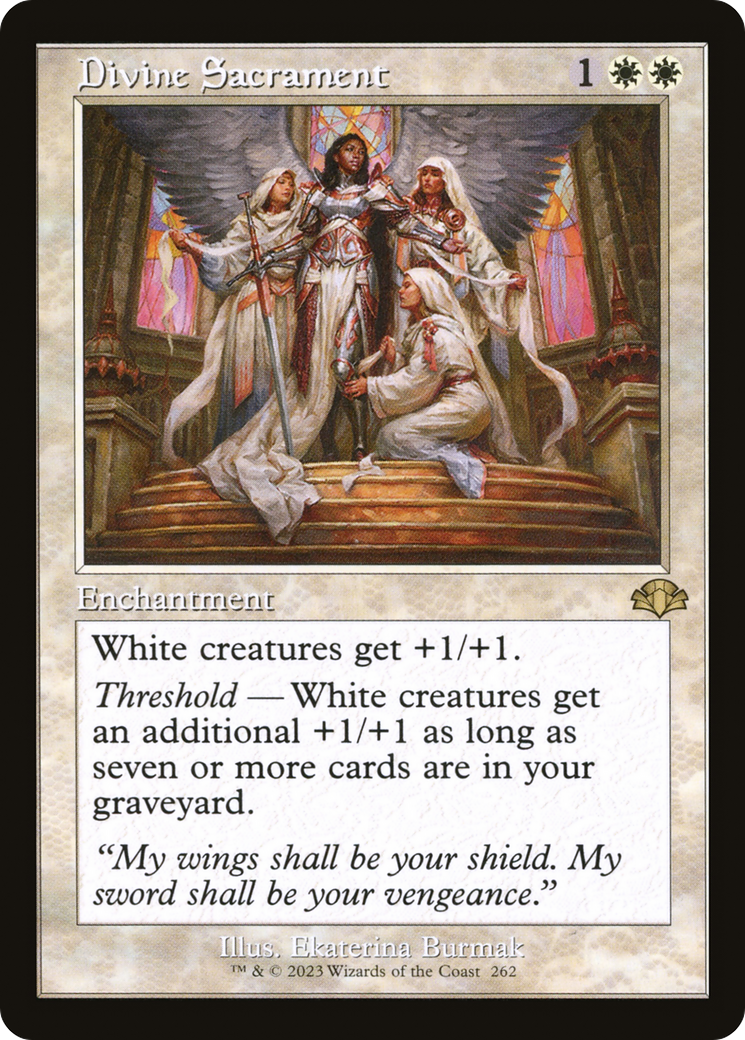 Divine Sacrament (Retro) [Dominaria Remastered] | Card Merchant Takapuna