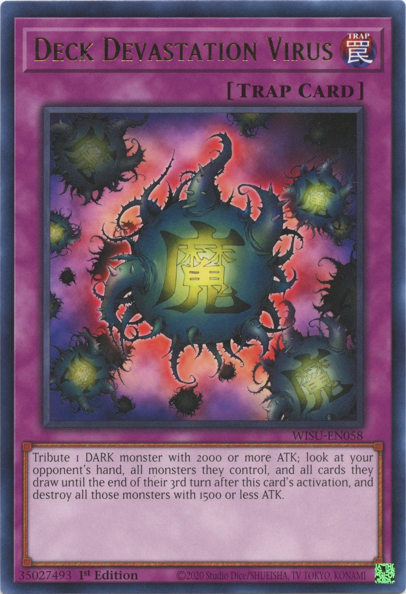 Deck Devastation Virus [WISU-EN058] Rare | Card Merchant Takapuna