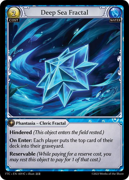 Deep Sea Fractal (059) [Fractured Crown] | Card Merchant Takapuna