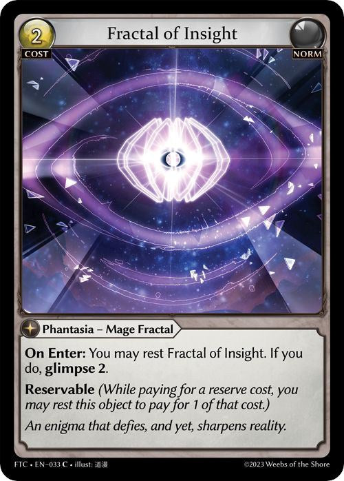 Fractal of Insight (033) [Fractured Crown] | Card Merchant Takapuna