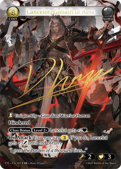 Lancelot, Goliath of Aesa (CSR) (037) [Fractured Crown] | Card Merchant Takapuna