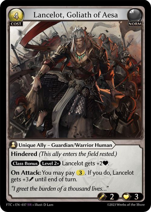 Lancelot, Goliath of Aesa (037) [Fractured Crown] | Card Merchant Takapuna