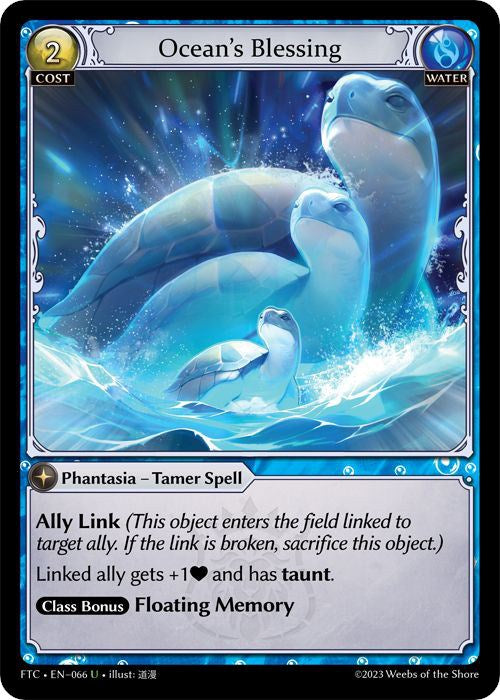 Ocean's Blessing (066) [Fractured Crown] | Card Merchant Takapuna