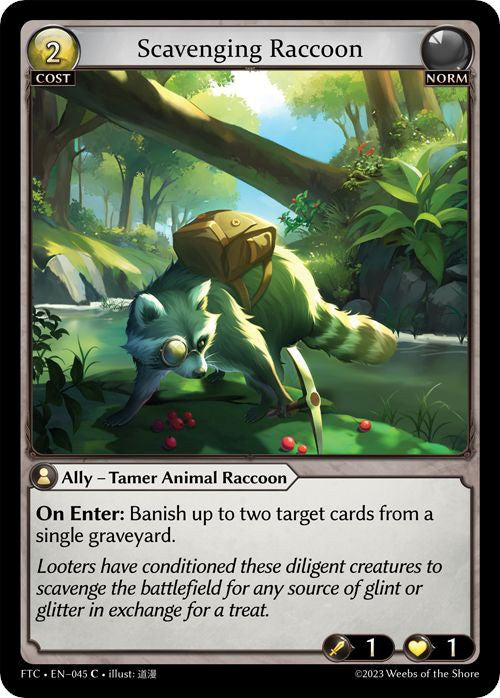 Scavenging Raccoon (045) [Fractured Crown] | Card Merchant Takapuna