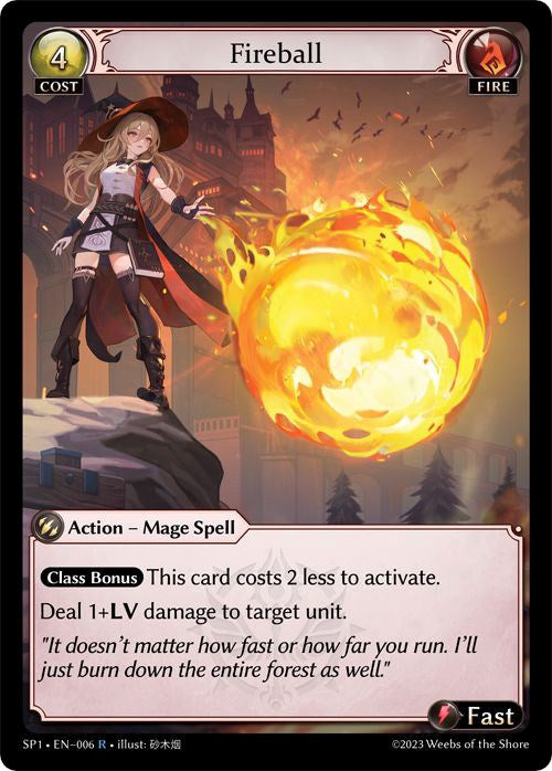 Fireball (006) [Supporter Pack 1] | Card Merchant Takapuna