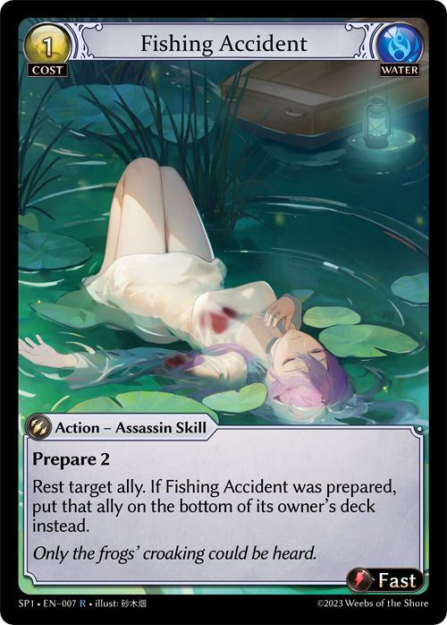 Fishing Accident (007) [Supporter Pack 1] | Card Merchant Takapuna