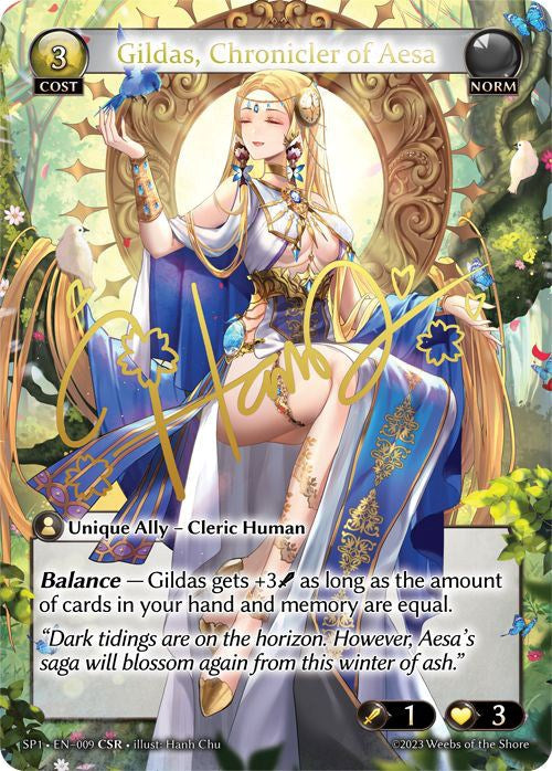 Gildas, Chronicler of Aesa (CSR) (009) [Supporter Pack 1] | Card Merchant Takapuna