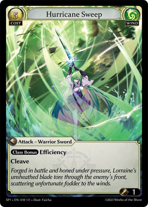 Hurricane Sweep (010) [Supporter Pack 1] | Card Merchant Takapuna