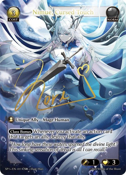 Nimue, Cursed Touch (CSR) (011) [Supporter Pack 1] | Card Merchant Takapuna