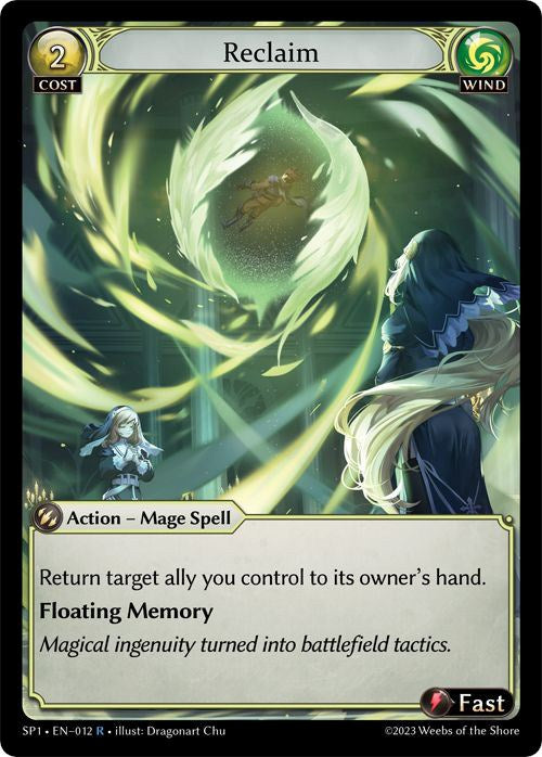 Reclaim (012) [Supporter Pack 1] | Card Merchant Takapuna