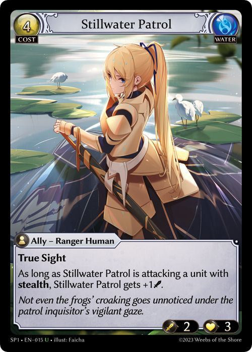 Stillwater Patrol (015) [Supporter Pack 1] | Card Merchant Takapuna