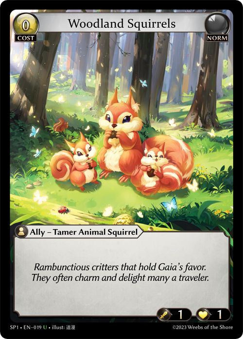Woodland Squirrels (019) [Supporter Pack 1] | Card Merchant Takapuna