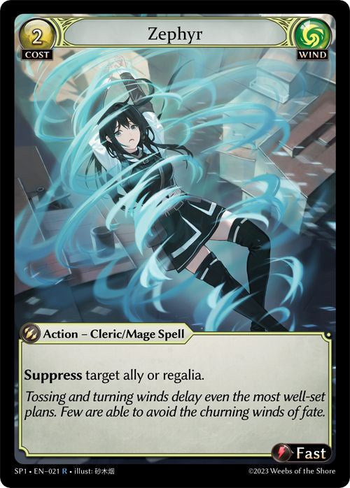 Zephyr (021) [Supporter Pack 1] | Card Merchant Takapuna