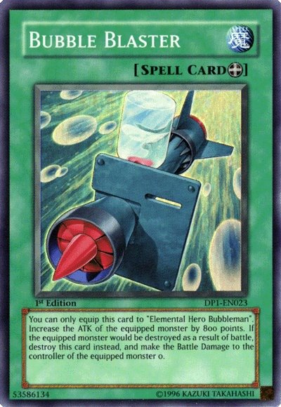 Bubble Blaster [DP1-EN023] Super Rare | Card Merchant Takapuna