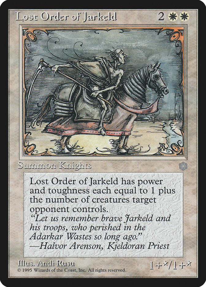 Lost Order of Jarkeld [Ice Age] | Card Merchant Takapuna