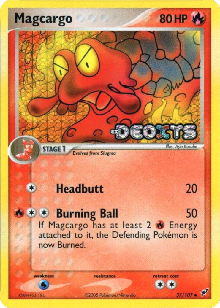 Magcargo (37/107) (Stamped) [EX: Deoxys] | Card Merchant Takapuna
