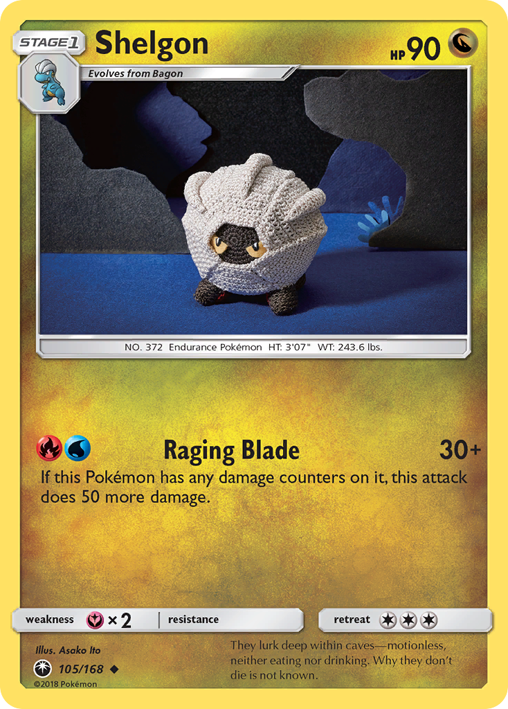 Shelgon (105/168) [Sun & Moon: Celestial Storm] | Card Merchant Takapuna